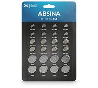 ABSINA batterie a bottone miste alcaline e litio - Pile da 1,5V e 3V
