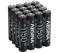 ABSINA Batterie AAA ricaricabili 1150 min. 1050 mAh NiMH 1,2V