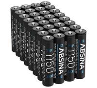 ABSINA Batterie AAA ricaricabili 1150 min. 1050 mAh NiMH 1,2V
