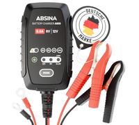 ABSINA Caricabatterie auto al piombo fino a 26Ah / 12,8V Litio a 15Ah