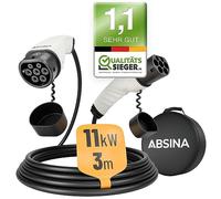 ABSINA Cavo Ricarica Auto elettrica Tipo 2 da 22kW e 32A