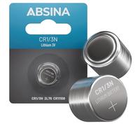 ABSINA CR1/3N batteria 3 Volt | Confezione da 1 - batteria CR11108 a lunga durata e a prova di perdite - batterie 3V CR 1/3N 160mAh - pile litio