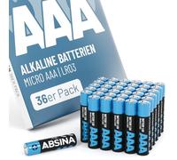 ABSINA Pile AAA confezione grande 1,5V Alcaline