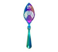 Absine - Cucchiaio da assenzio placcato argento, autentico Belle Époque | Cucchiaio filtro amaro con design cavo, cucchiaio assenzio Fountain Cocktail Baar tazza filtro bere asta da cucina W