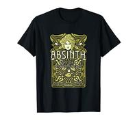Absinth La fée verte Art Deco Absinth Maglietta