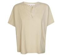 Absolut Cashmere - Tiffany Polo Aperta Lino - - Tops - Donna - Beige - S
