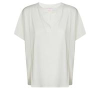 Absolut Cashmere - Tiffany Polo Aperta Lino - - Tops - Donna - Bianco - S
