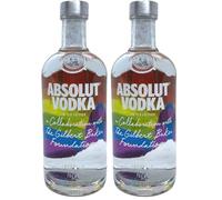 Absolut Rainbow Vodka, vol 40%, 70CL (Confezione da 2)
