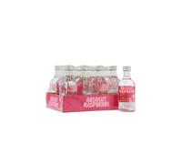 Absolut - Raspberri - Raspberry Flavoured Vodka Miniatures (12 x 5cl) 5cl x 12
