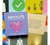 Absolute Affirmations Mazzo Di Carte Oracle Krystal Banner Manifest