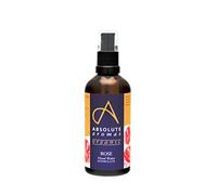 Absolute Aromas Acqua di Rosa Bulgara Bio Certificata 100 ml - Spray Idratante e Tonificante Puro, Naturale, Nutriente per il Viso - Adatto a Tutti i Tipi di Pelle - Flacone in Vetro con Spray
