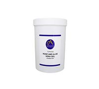 Absolute Aromas Gel di Rosa & Aloe Vera 1 kg - Gel Aloe Vera Lenitivo e Idratante infuso con Olio Essenziale di Rose Otto