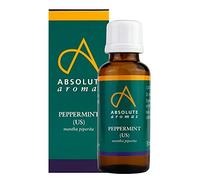 Absolute Aromas Menta Piperita Olio Essenziale US 30ml - 100% Puro, Naturale, Non Diluito e Cruelty-Free - rinfrescante, e purificante - per utilizzo in Diffusore e Aromaterapia