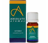 Absolute Aromas Olio Essenziale di Mirra 5 ml - 100% Puro, Naturale, Non Diluito, Vegano e Cruelty Free - Per Uso in Diffusori e Miscele per Aromaterapia