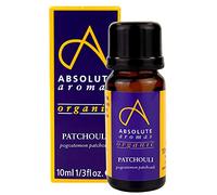 Absolute Aromas Olio Essenziale di Patchouli Biologico 10 ml - Puro, Naturale, Non Diluito, Cruelty Free e Vegan - per Aromaterapia e Diffusori