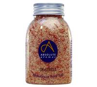 Absolute Aromas Sali da Bagno Fini De-Stress 290 g - Sale Rosa Naturale dell'Himalaya Infuso con Oli Essenziali Puri al 100% di Bergamotto, Ylang Ylang, Incenso e Olio di Gelsomino