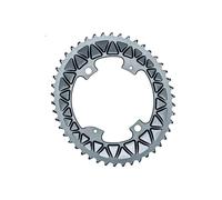 ABSOLUTE BLACK Absoluteblack Corona Ø110mm Esterno (Ddoppio) 46t 4 Fori, Allumin