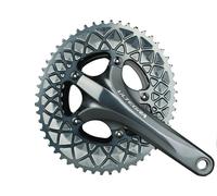 ABSOLUTE BLACK CHAINRING ABSOLUTEBLACK OVAL 110mm 52T 5B 2X GY by ABSOLUTE BLACK