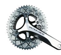 Absolute Black Road Oval Shimano 110/4 Grey / 52T