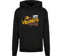 ABSOLUTE CULT Felpa 'Harry Potter - Hogwarts Express Ticket' curry / grigio scuro / arancione / nero Uomo ABSOLUTE CULT XL