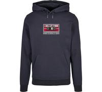 ABSOLUTE CULT Felpa 'Stranger Things - Cassette For Will' navy / grigio / rosso sangue / nero Uomo ABSOLUTE CULT XXL