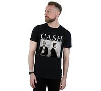 Absolute Cult Johnny Cash Uomo Mugshot Maglietta