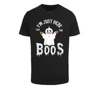 ABSOLUTE CULT Maglietta 'Halloween - Boos' arancione / nero / bianco Uomo ABSOLUTE CULT L