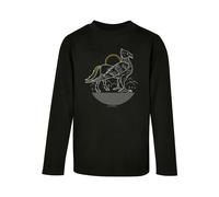 ABSOLUTE CULT Maglietta 'Harry Potter - Buckbeak Line Art' nero / bianco sfumato Bambini ABSOLUTE CULT 134-140