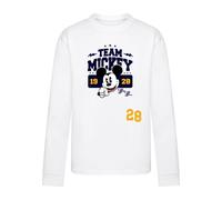 ABSOLUTE CULT Maglietta 'Mickey Mouse - Team Mickey' navy / giallo / nero / bianco Bambini ABSOLUTE CULT 134-140