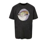 ABSOLUTE CULT Maglietta 'Star Wars - The Mandalorian' marrone chiaro / verde chiaro / lilla pastello / nero Uomo ABSOLUTE CULT M