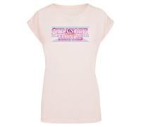 ABSOLUTE CULT Maglietta 'Stranger Things - Retro Title' beige chiaro / colori misti Donna ABSOLUTE CULT S beige chiaro / colori misti