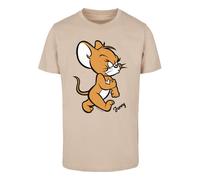 ABSOLUTE CULT Maglietta 'Tom & Jerry - Angry Mouse' sabbia / pueblo / nero / bianco Uomo ABSOLUTE CULT XXL