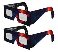 Absolute Eclipse Occhiali Astronomia Eclissi Solare Certificati ISO 12312-2 CE | Nebula | Occhiali per Vedere Eclissi 12 Agosto 2026 | Adulti e Bambini | Confezione da 2 | Produttore Europeo