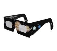 Absolute Eclipse Occhiali Astronomia Eclissi Solare Certificati ISO 12312-2 CE | Planets | Occhiali per Vedere Eclissi 12 Agosto 2026 | Adulti e Bambini | Confezione da 1 | Produttore Europeo