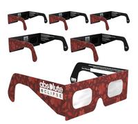 Absolute Eclipse Occhiali Bambini Eclissi Solare Certificati ISO 12312-2 CE | Bloom | Occhiali per Vedere Eclissi 12 Agosto 2026 | Adulti e Bambini | Confezione da 6 - Famiglia | Produttore Europeo