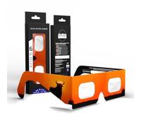Absolute Eclipse Occhiali da eclissi solare - Certificati CE e ISO 12312-2 - Fornitore consigliato AAS - Produttore UE - Protezione sicura per gli occhi per il 12 agosto 2026 Eclipse - Set