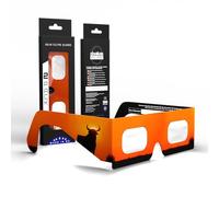 Absolute Eclipse Occhiali da eclissi solare - Certificati CE e ISO 12312-2 - Fornitore consigliato AAS - Produttore UE - Protezione sicura per gli occhi per il 12 agosto 2026 Eclipse - Set