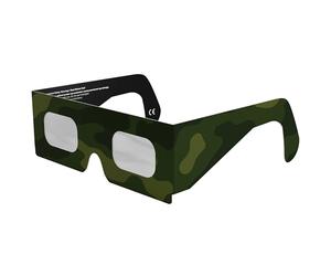 Absolute Eclipse Occhiali Eclissi Solare Certificati ISO 12312-2 CE | Army | Occhiali per Vedere Eclissi 12 Agosto 2026 | Adulti e Bambini | Confezione da 1 | Produttore Europeo