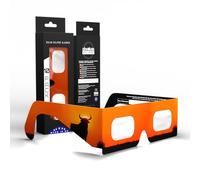 Absolute Eclipse Occhiali Eclissi Solare Certificati ISO 12312-2 CE | Bull | Per Eclissi 12 Agosto 2026 | Adulti e Bambini | Confezione da 10 Produttore Europeo