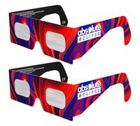 Absolute Eclipse Occhiali Eclissi Solare Certificati ISO 12312-2 CE | Goo | Per Eclissi 12 Agosto 2026 | Adulti e Bambini | Confezione da 2 Produttore Europeo