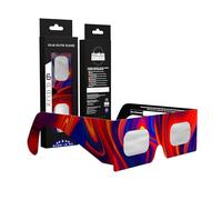 Absolute Eclipse Occhiali Eclissi Solare Certificati ISO 12312-2 CE | Goo | Per Eclissi 12 Agosto 2026 | Adulti e Bambini | Confezione da 6 Produttore Europeo