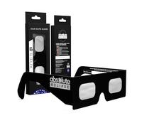Absolute Eclipse Occhiali Eclissi Solare Certificati ISO 12312-2 CE | Helmet | Occhiali per Vedere Eclissi 12 Agosto 2026 | Adulti e Bambini | Confezione da 6 - Famiglia | Produttore Europeo
