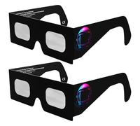 Absolute Eclipse Occhiali Eclissi Solare Certificati ISO 12312-2 CE | Helmet | Per Eclissi 12 Agosto 2026 | Adulti e Bambini | Confezione da 2 Produttore Europeo