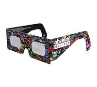 Absolute Eclipse Occhiali Eclissi Solare Certificati ISO 12312-2 CE | Neon | Per Eclissi 12 Agosto 2026 | Adulti e Bambini | Confezione da 1 Produttore Europeo