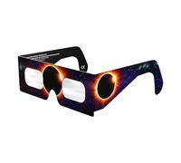 Absolute Eclipse Occhiali Eclissi Solare Certificati ISO 12312-2 CE | Occhiali per Vedere Eclissi 12 Agosto 2026 | Produttore Europeo Riconosciuto AAS | Confezioni 1/2/6/10/50/100
