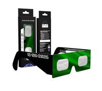 Absolute Eclipse Occhiali Eclissi Solare Certificati ISO 12312-2 CE | PT | Per Eclissi 12 Agosto 2026 | Adulti e Bambini | Confezione da 6 Produttore Europeo