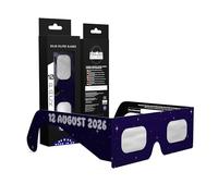 Absolute Eclipse Occhiali Eclissi Solare Certificati ISO 12312-2 CE | Rocketrider | Per Eclissi 12 Agosto 2026 | Adulti e Bambini | Confezione da 10 Produttore Europeo