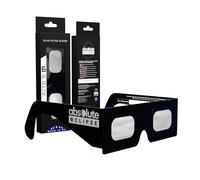Absolute Eclipse Occhiali Eclissi Solare Certificati ISO 12312-2 CE | Stranded | Occhiali per Vedere Eclissi 12 Agosto 2026 | Adulti e Bambini | Confezione da 6 - Famiglia | Produttore Europeo