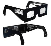 Absolute Eclipse Occhiali Eclissi Solare Certificati ISO 12312-2 CE | Stranded | Occhiali per Vedere Eclissi 12 Agosto 2026 | Adulti e Bambini | Confezione da 2 | Produttore Europeo