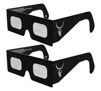 Absolute Eclipse Occhiali Eclissi Solare Certificati ISO 12312-2 CE | Swing | Per Eclissi 12 Agosto 2026 | Adulti e Bambini | Confezione da 2 Produttore Europeo